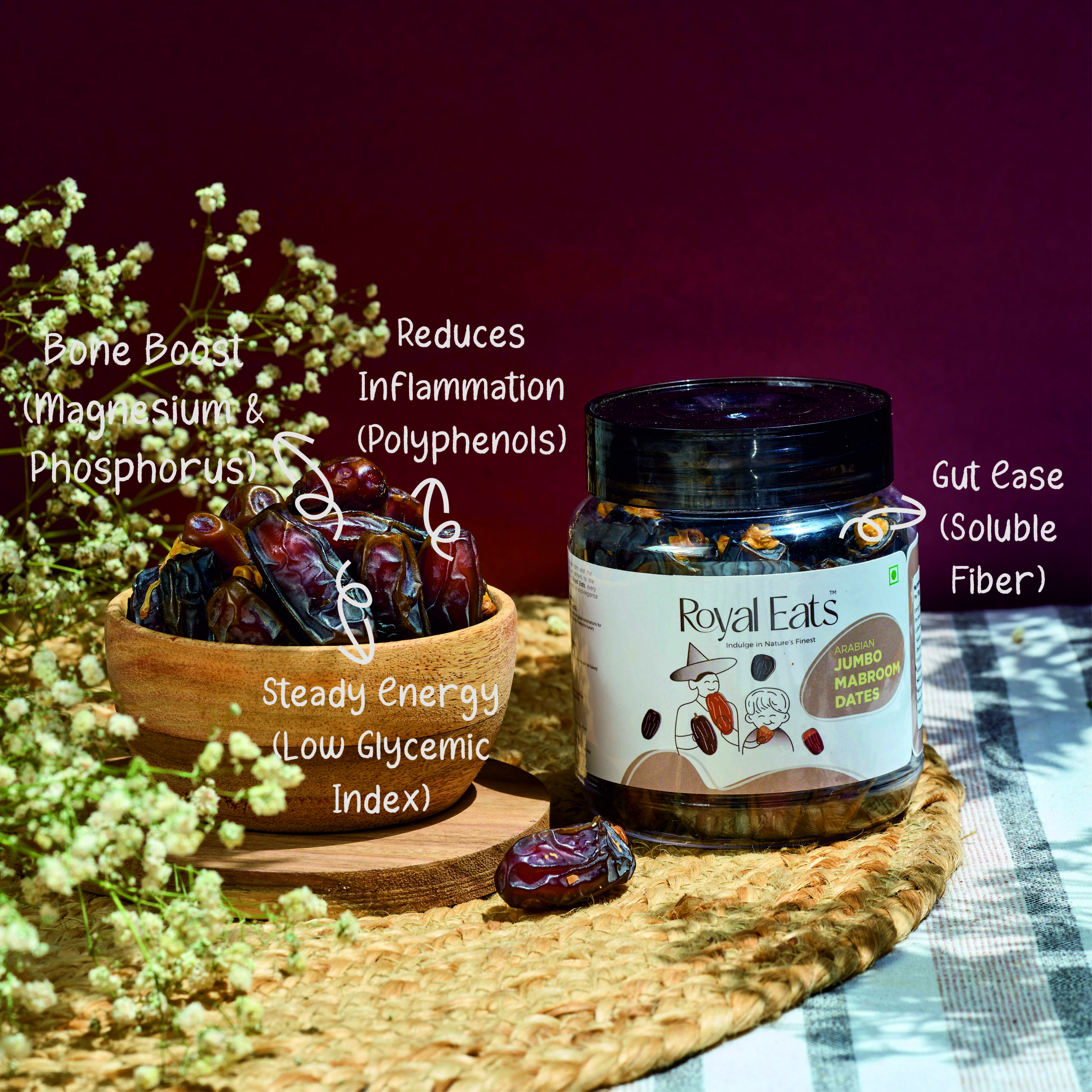 Arabian Jumbo Mabroom Dates - Image 2