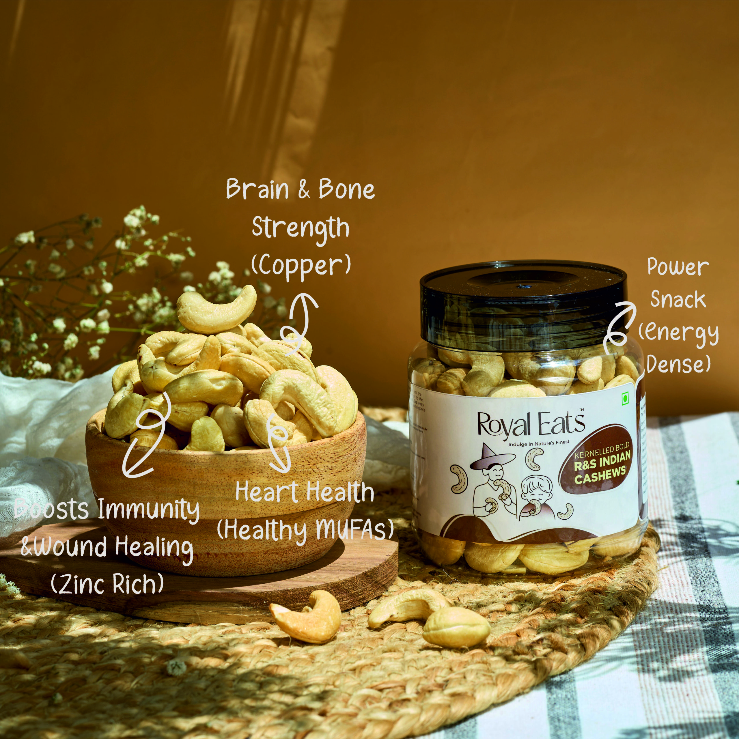 Kernelled Bold R&S Indian Cashews - Image 2